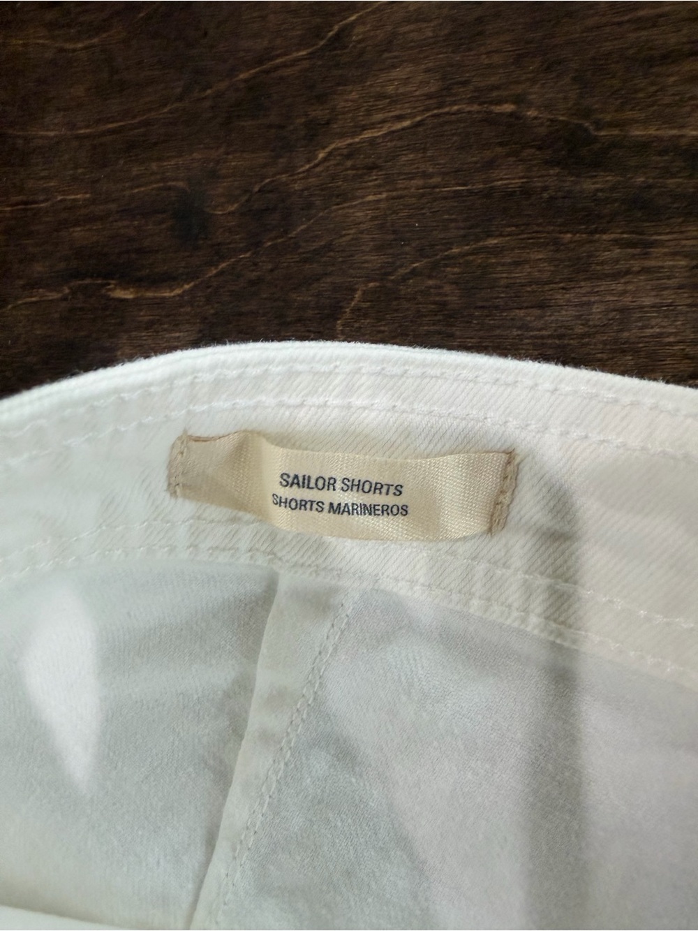 White Sailor Shorts - Picture 4 of 8